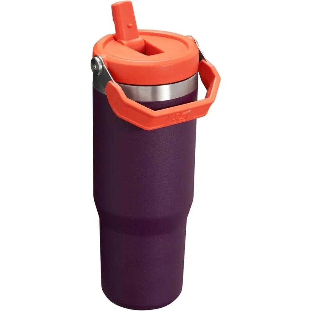 Stanley IceFlow Flip Straw Tumbler 30 oz Plum Handle Insulated BPA-Free Cup NEW - Picture 2 of 12